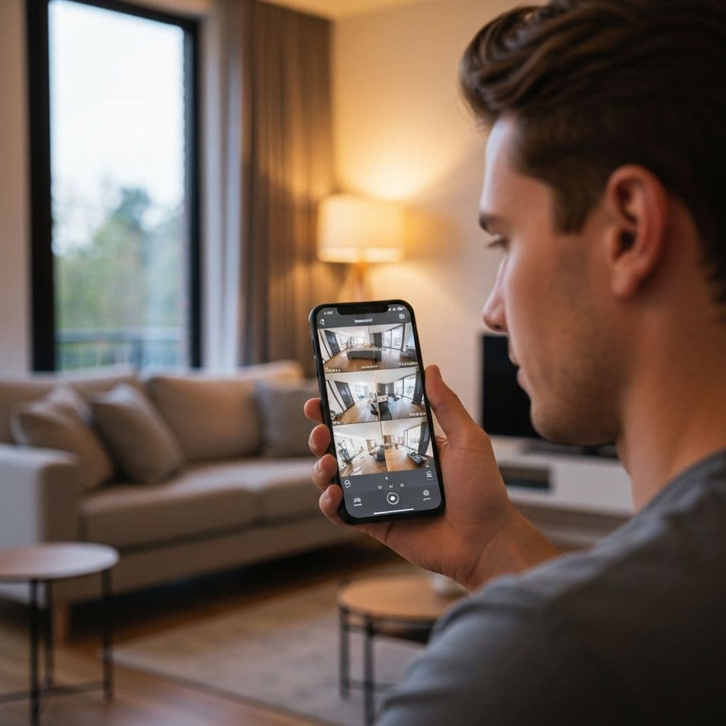 Telefondan güvenlik kamerası izleme